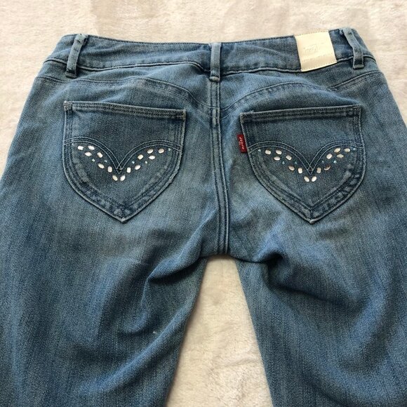 Levi's Lady Style Light Wash Denim Jeans 27 - Picture 2 of 10